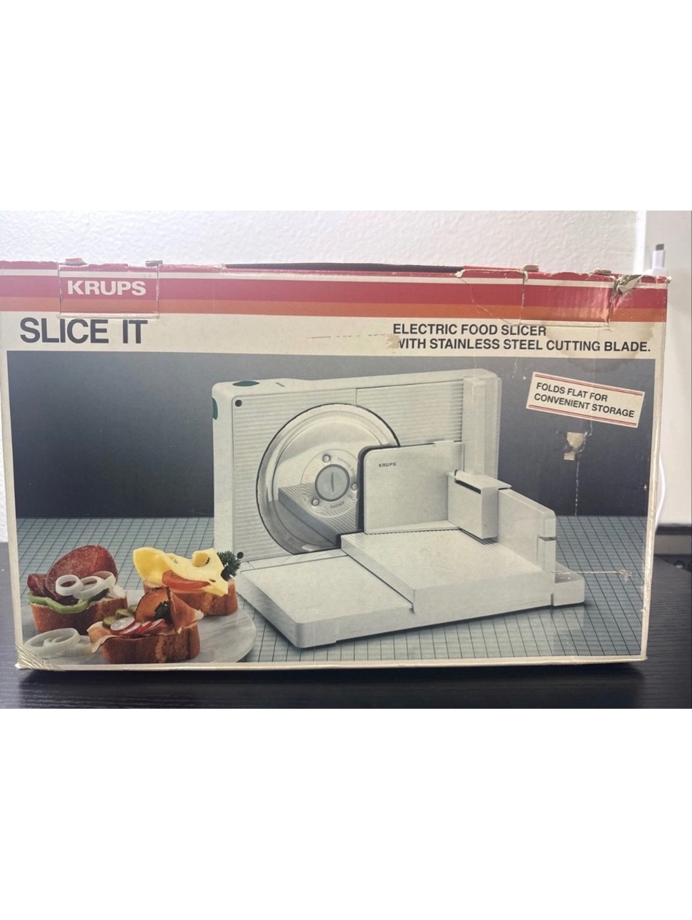 KRUPS Slice It Electric Food Slicer with Stainless Steel Blade